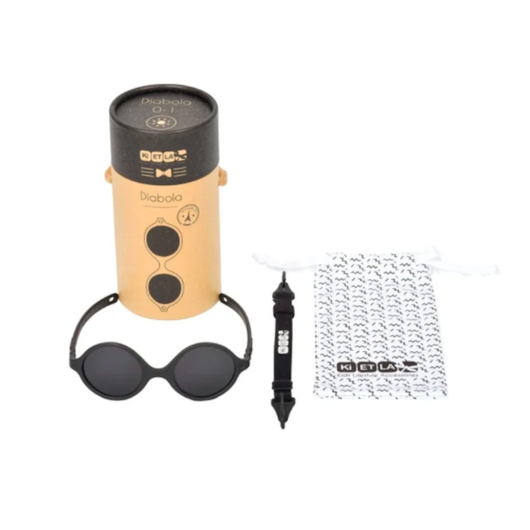 BLACK DIABOLA - 0-1 lat - Okularki przeciwsłoneczne - KiETLA