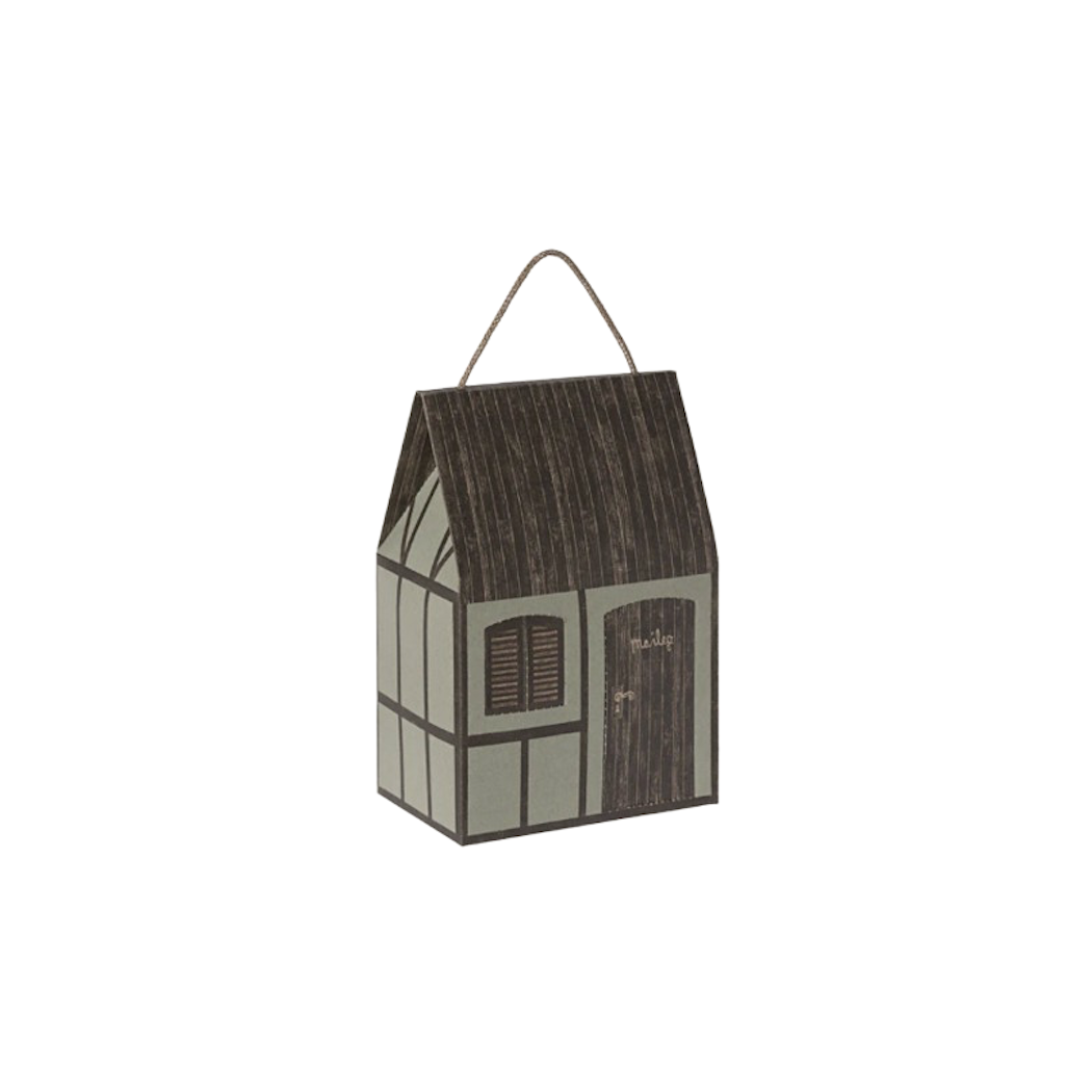 Torebka Kartonowa - Wiejski Domek - Farmhouse Bag - Mint - Maileg