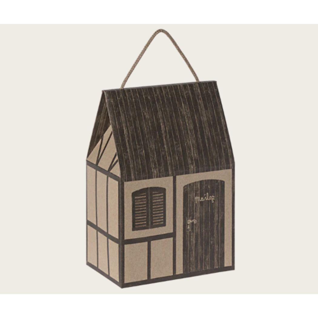 Torebka Kartonowa - Wiejski Domek - Farmhouse Bag - Brown - Maileg