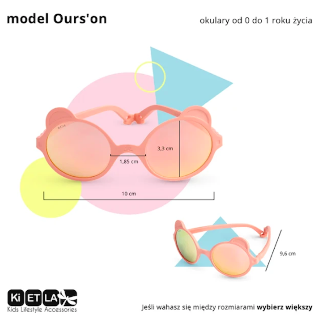 LIGHT BLUE OURS'ON - 0-1 lat - Okularki przeciwsłoneczne - KiETLA