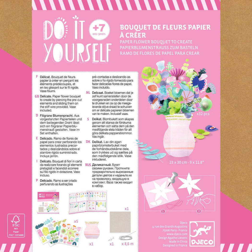 Bukiet Kwiatów - Zrób To Sam - Djeco