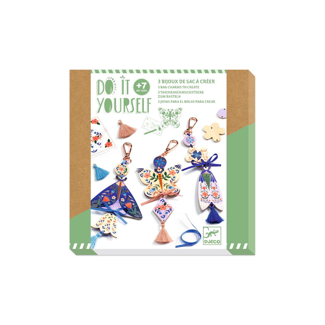 Breloki Motyle - Zrób To Sam - Djeco