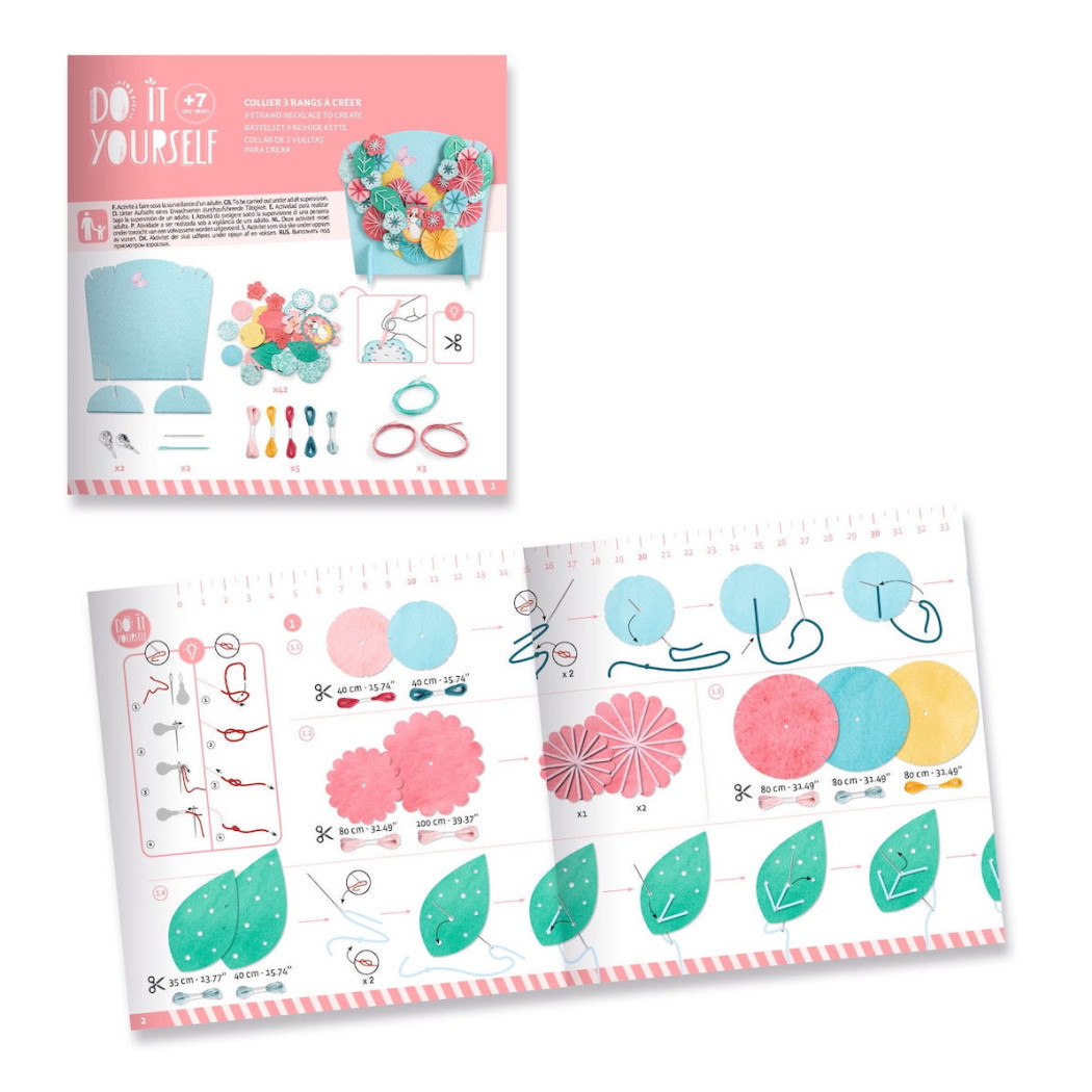 Komplet Biżuterii Flora - Zrób To Sam - Djeco