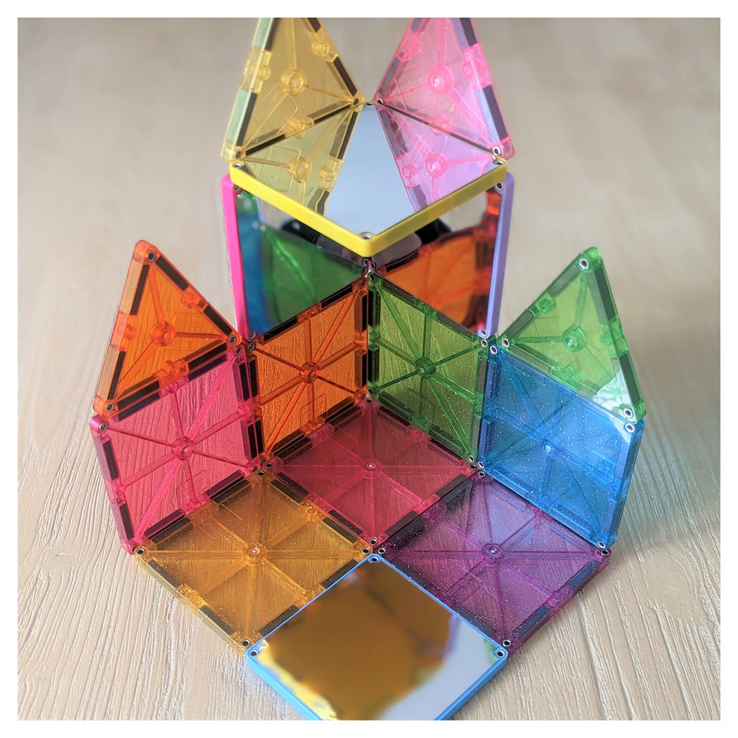 Stardust - Klocki Magnetyczne 15 elementów - Magna-Tiles