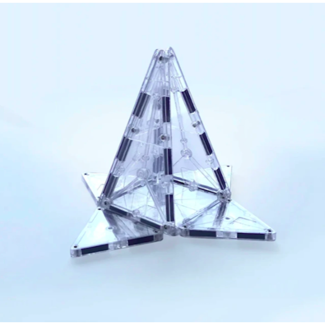 Ice - Przezroczyste Klocki Magnetyczne 16 elementów - Magna-Tiles