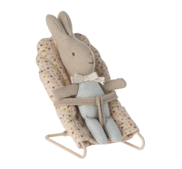 WYPRZEDAŻ Króliczek w Niebieskim Ubranku - Rabbit  My - Light Blue Check - Maileg