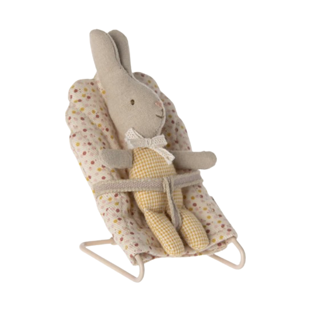 Króliczek w Żółtym Ubranku - Rabbit  My - Yellow Check - Maileg