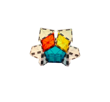 Polygons - Wielokąty Zestaw do Rozbudowy - Klocki Magnetyczne 8 elementów - Magna-Tiles