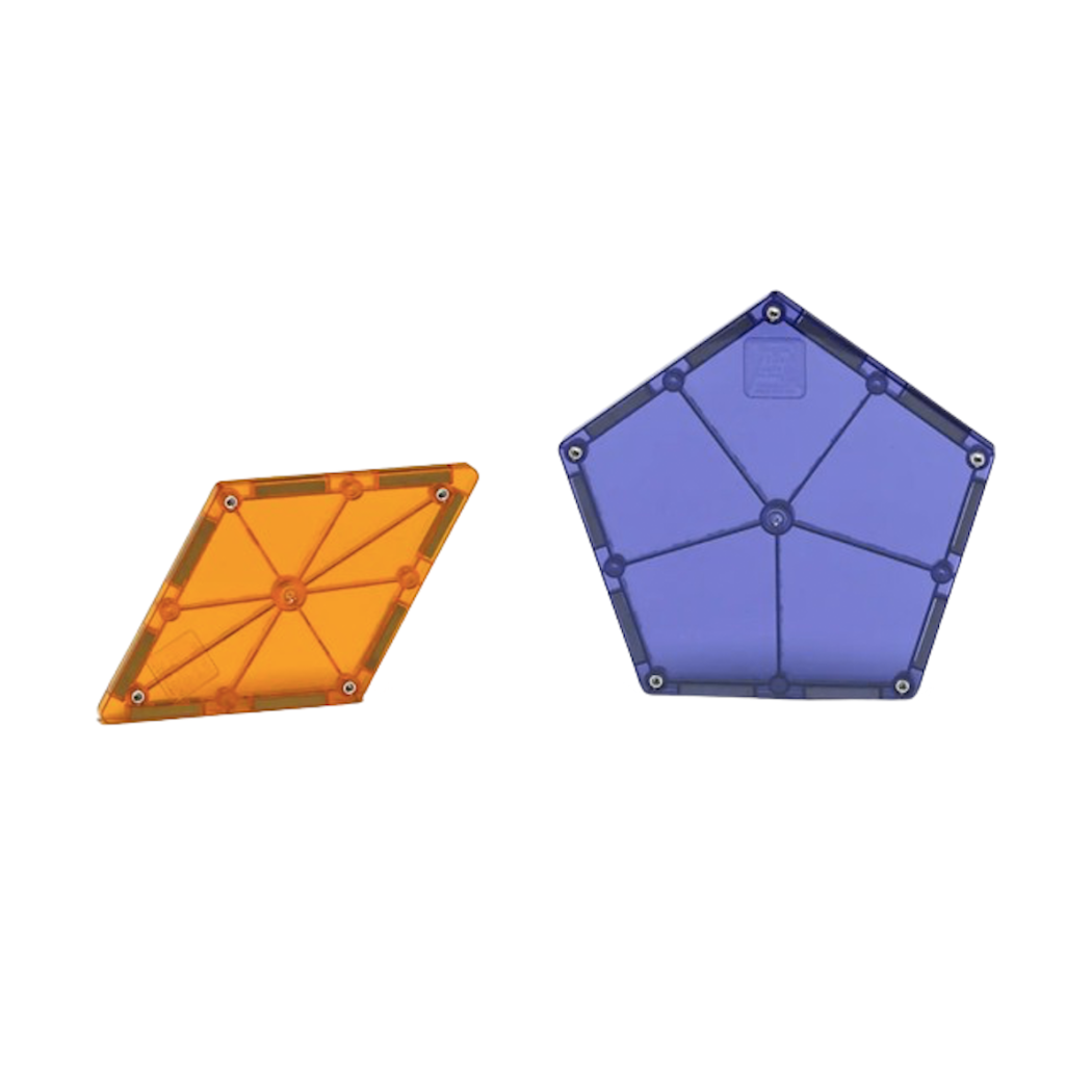 Polygons - Wielokąty Zestaw do Rozbudowy - Klocki Magnetyczne 8 elementów - Magna-Tiles