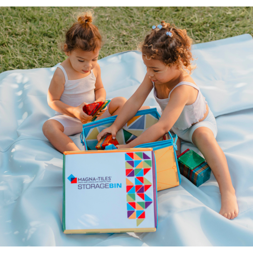 Skrzynia Pudełko na Klocki/Mata Interaktywna - Magna-Tiles