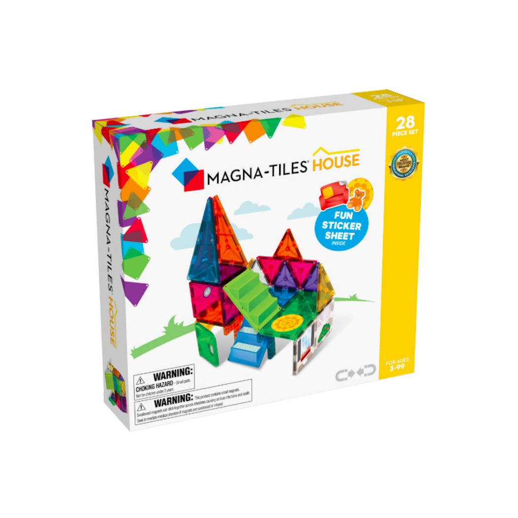 House - Dom Klocki Magnetyczne 28 elementów - Magna-Tiles