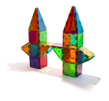 Classic 100 - Klocki Magnetyczne 100 elementów - Magna-Tiles