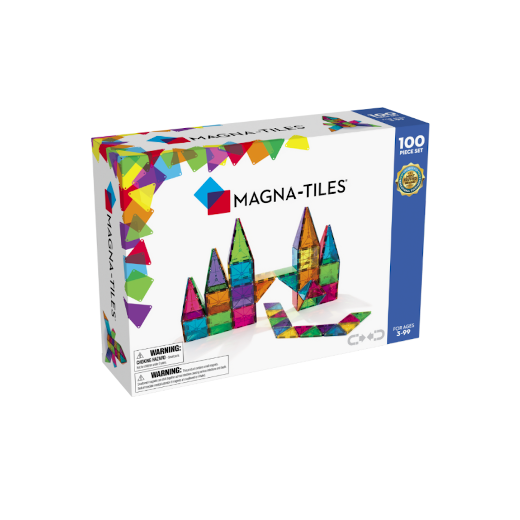 Classic 100 - Klocki Magnetyczne 100 elementów - Magna-Tiles