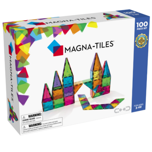 Classic 100 - Klocki Magnetyczne 100 elementów - Magna-Tiles