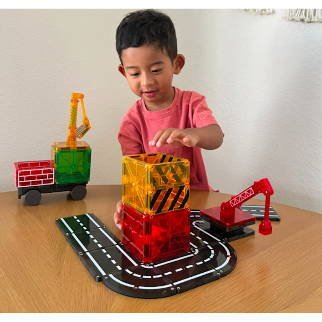 Builder - Klocki Magnetyczne 32 elementy - Magna-Tiles