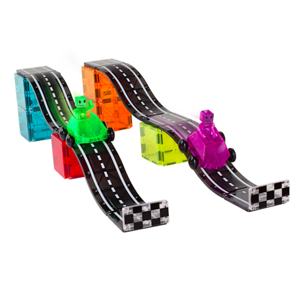 Downhill Duo - Klocki Magnetyczne 40 elementów - Magna-Tiles