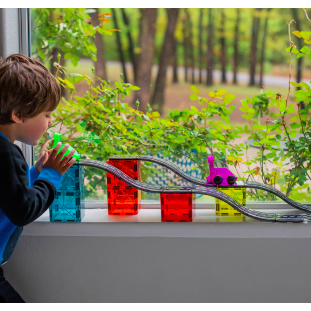 Downhill Duo - Klocki Magnetyczne 40 elementów - Magna-Tiles