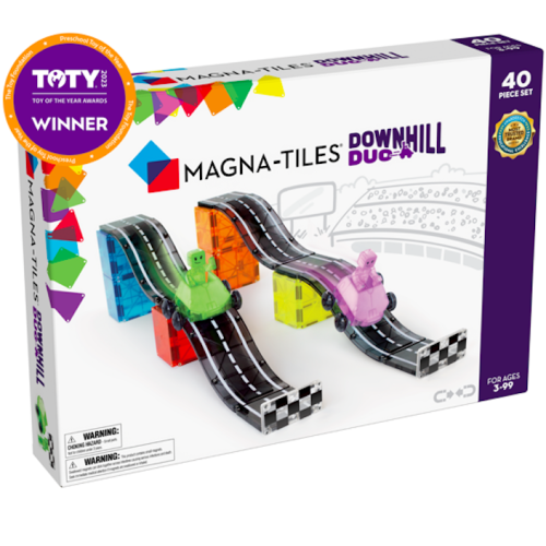 Downhill Duo - Klocki Magnetyczne 40 elementów - Magna-Tiles