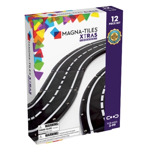 Droga - Klocki Magnetyczne 12 elementów - Magna-Tiles