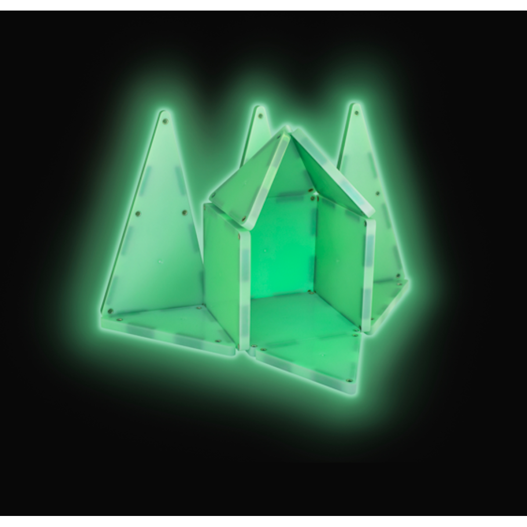 Glow - Klocki Magnetyczne 16 elementów - Magna-Tiles