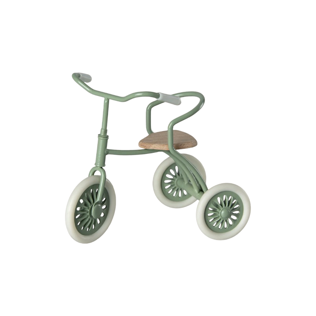 Rowerek - Zielony - Abri à Tricycle, Mouse - Green - Akcesoria dla Lalek - Maileg