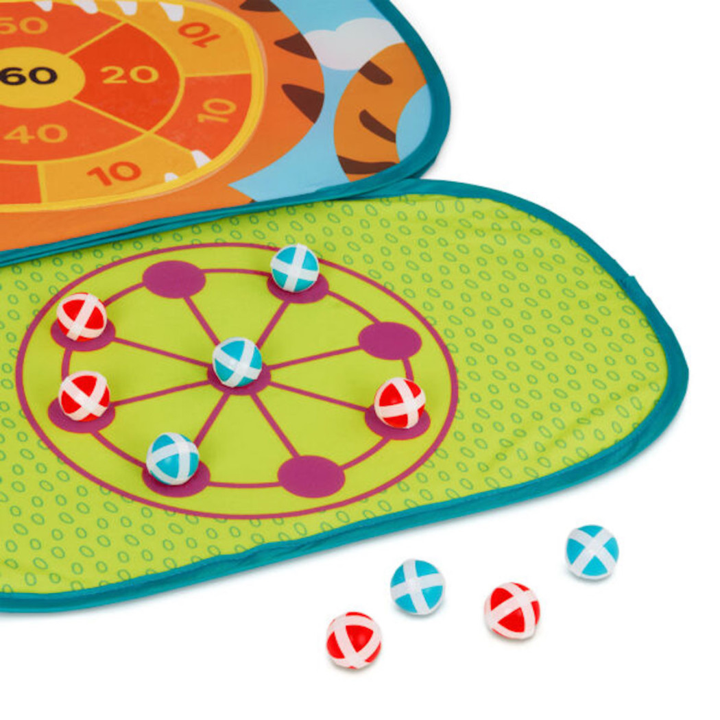 Gra z Tarczami 3w1 - Toss'n' Score Dartboard Game Set - BTOYS