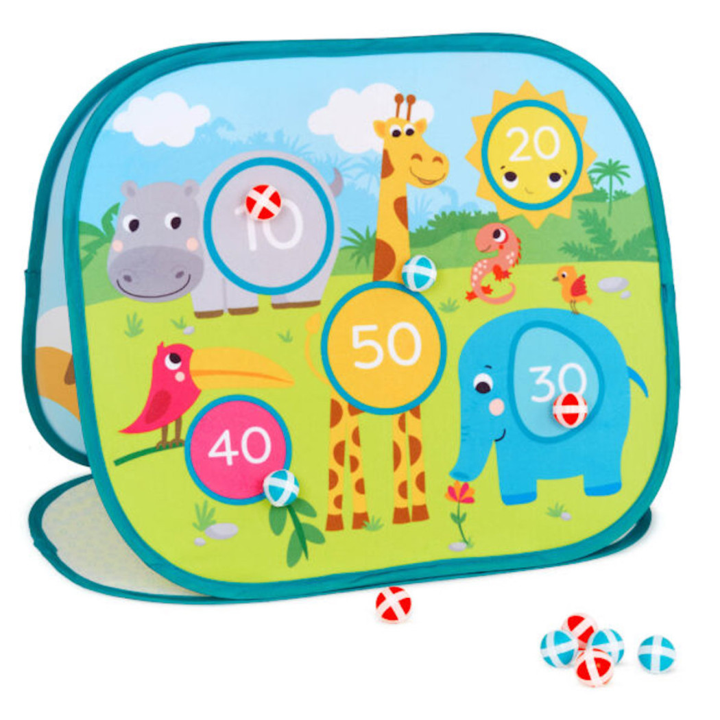 Gra z Tarczami 3w1 - Toss'n' Score Dartboard Game Set - BTOYS