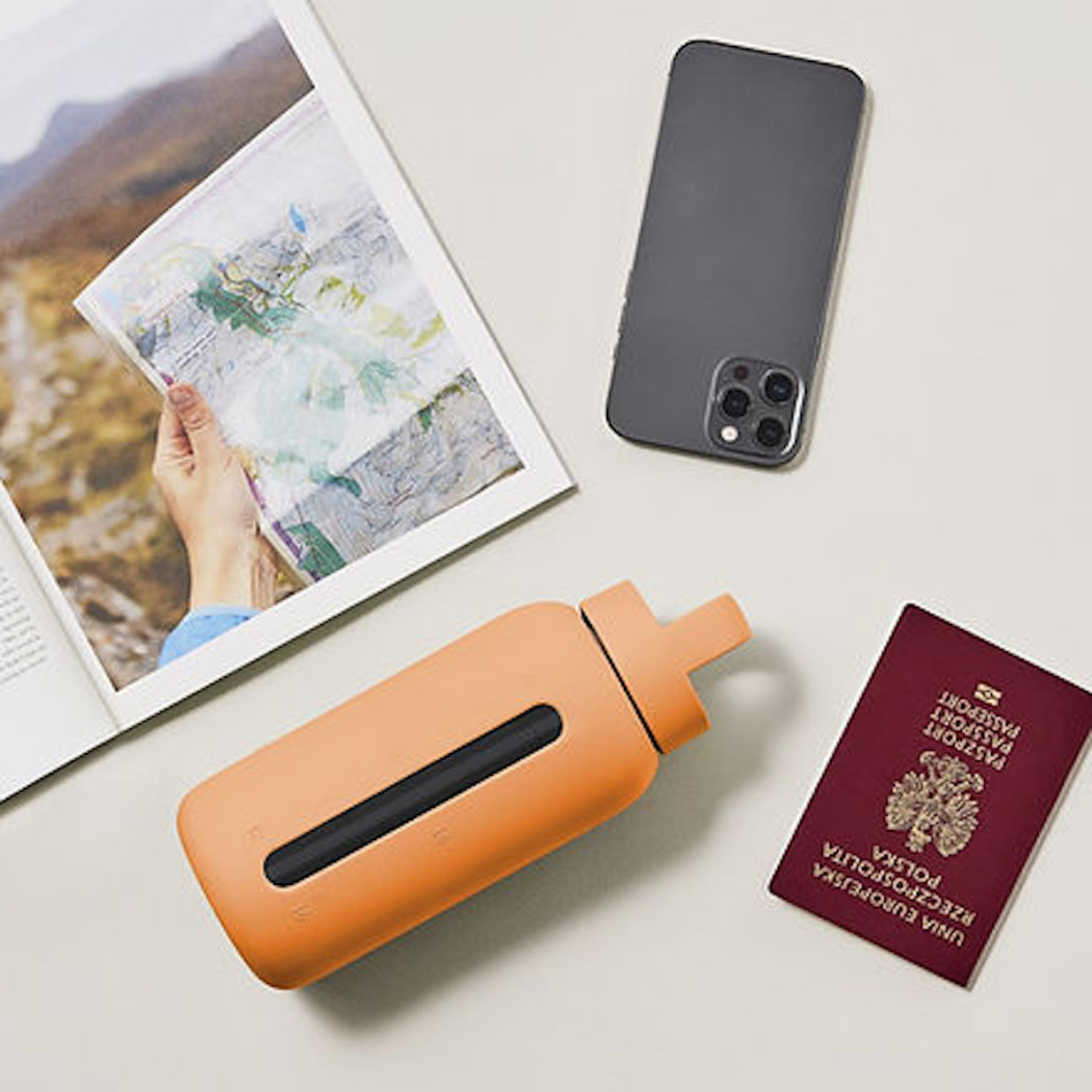 Butelka Szklana na Wodę - Tropical Papaya - 720 ml - Muuki