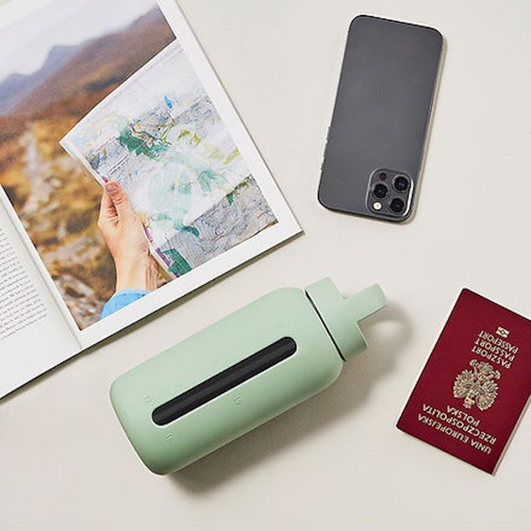 Butelka Szklana na Wodę - Silver Sage - 720 ml - Muuki