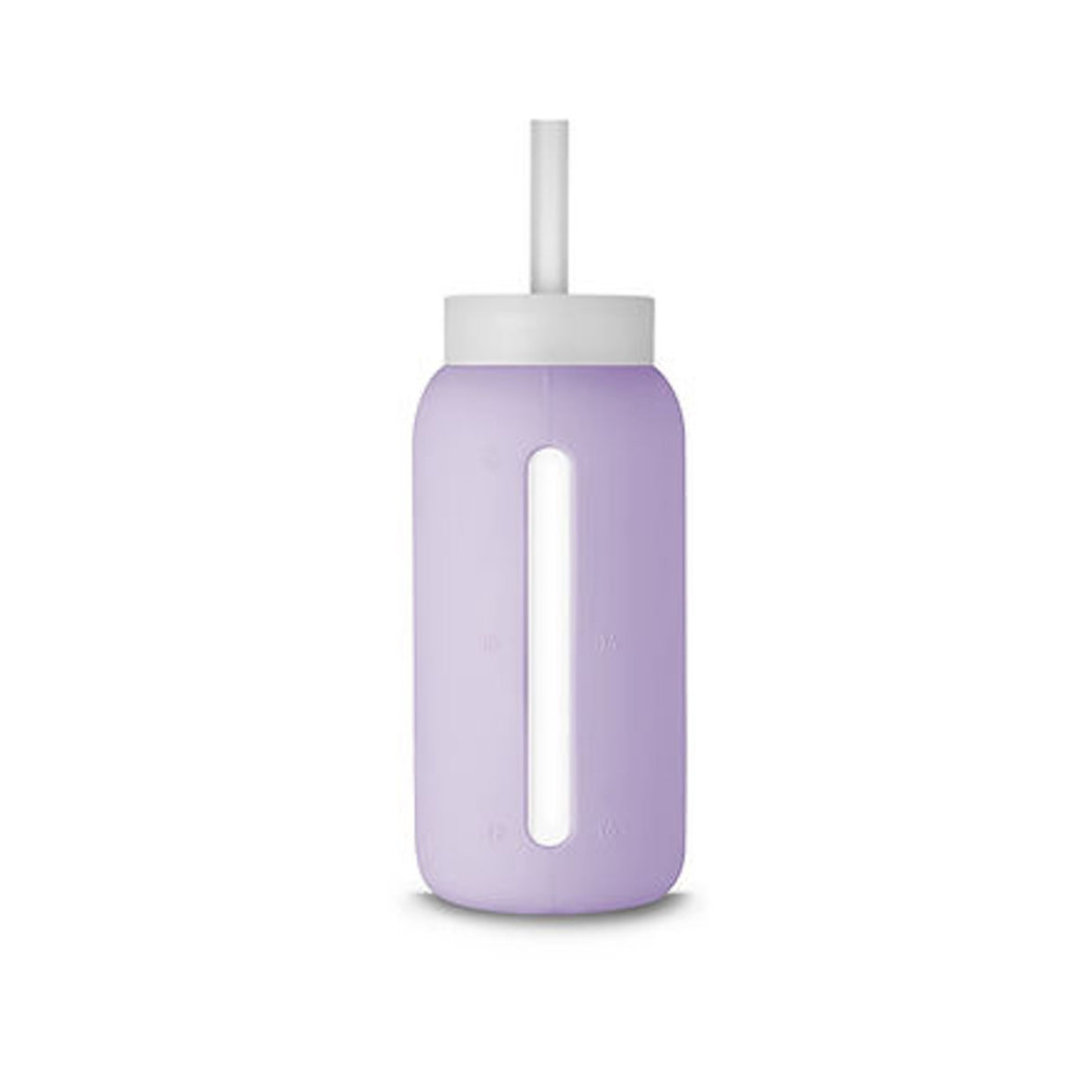 Butelka Szklana na Wodę - Pastel Lilac - 720 ml - Muuki