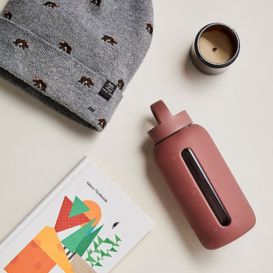 Butelka Szklana na Wodę - Chocolate Plum - 720 ml - Muuki