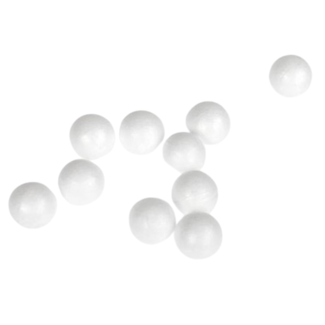 Zestaw 10 Piłeczek Styropianowych do Dmuchajek PILCH