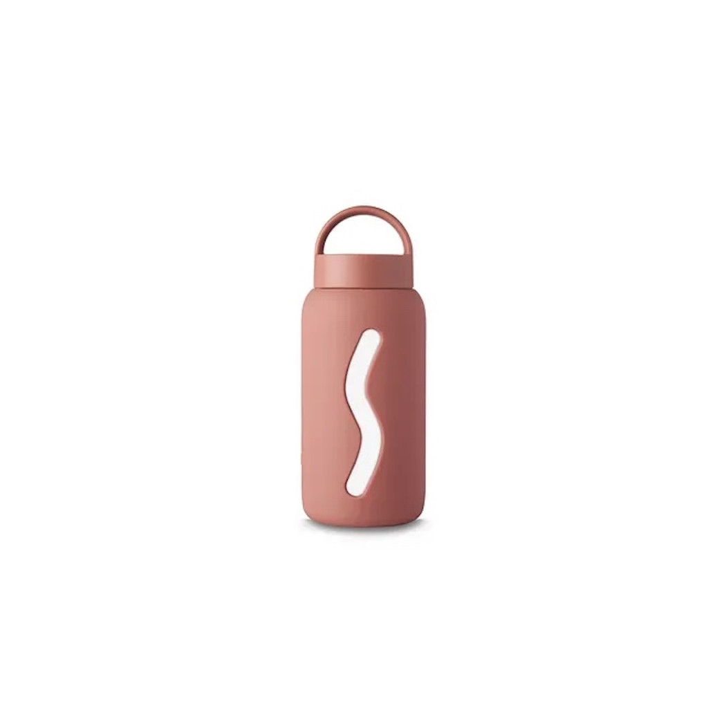 Mini Butelka Szklana na Wodę - Raspberry Blush - 500 ml - Muuki