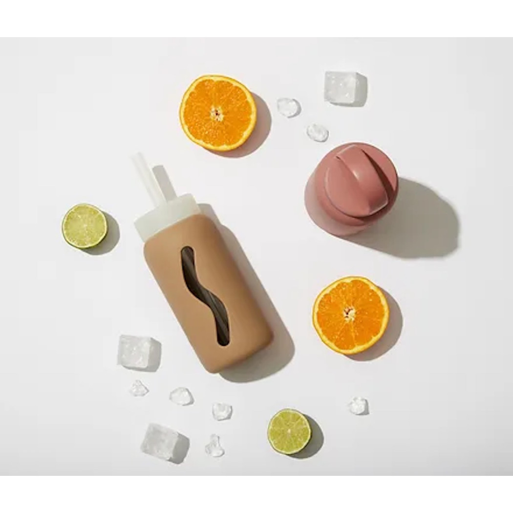 Mini Butelka Szklana na Wodę - Milk Coffee - 500 ml - Muuki