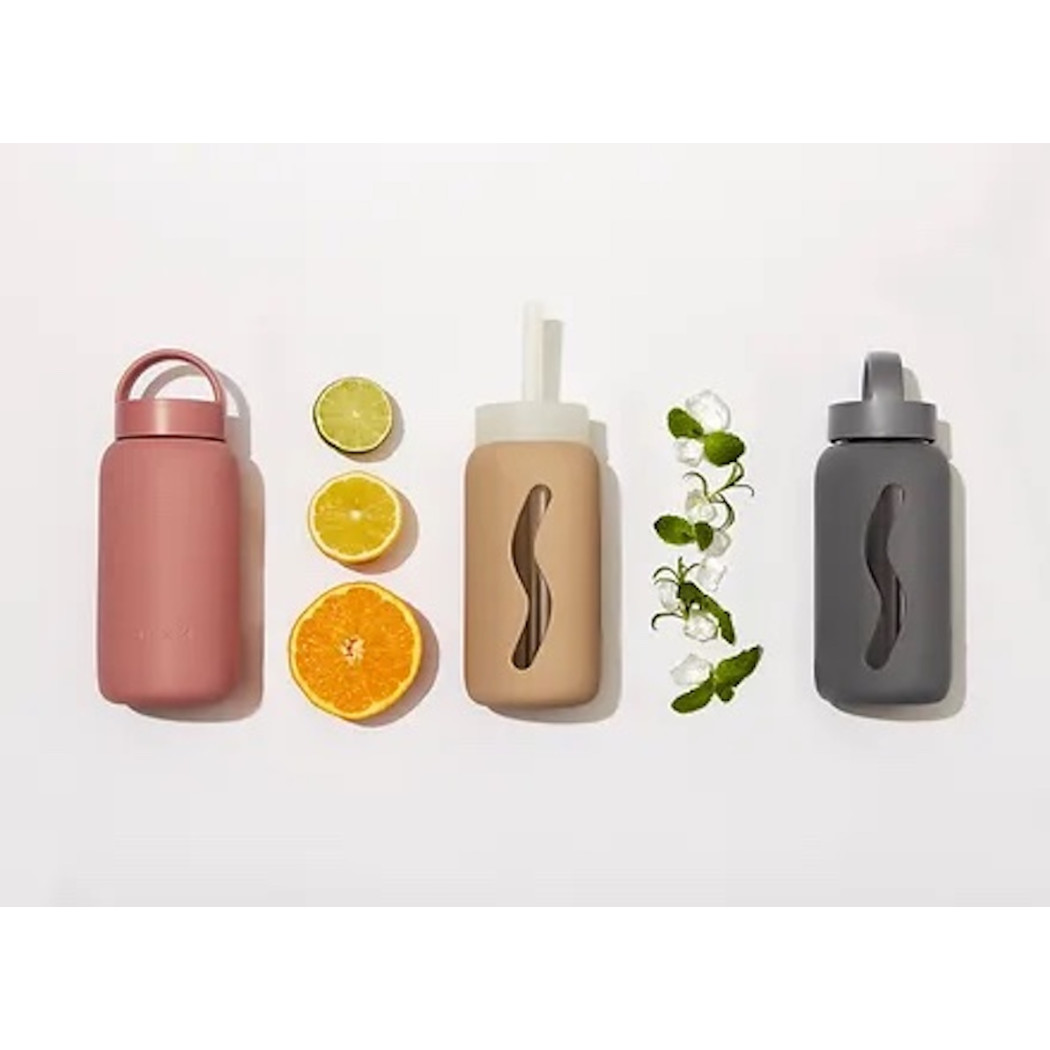 Mini Butelka Szklana na Wodę - Desert Rose - 500 ml - Muuki