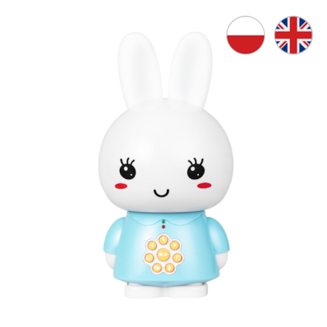 Króliczek Honey Bunny - Jasny Niebieski - Zabawka Edukacyjna - Alilo