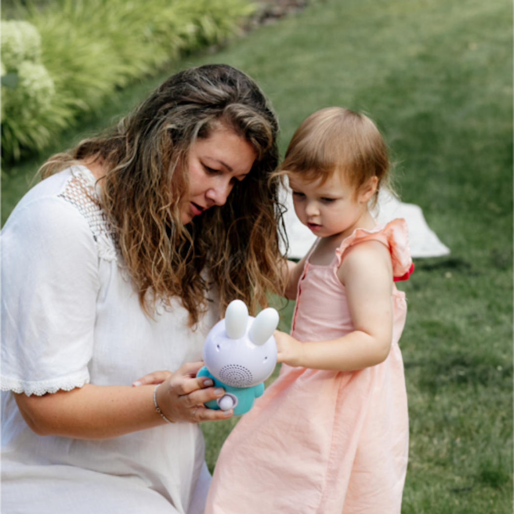 Króliczek Honey Bunny - Jasny Niebieski - Zabawka Edukacyjna - Alilo