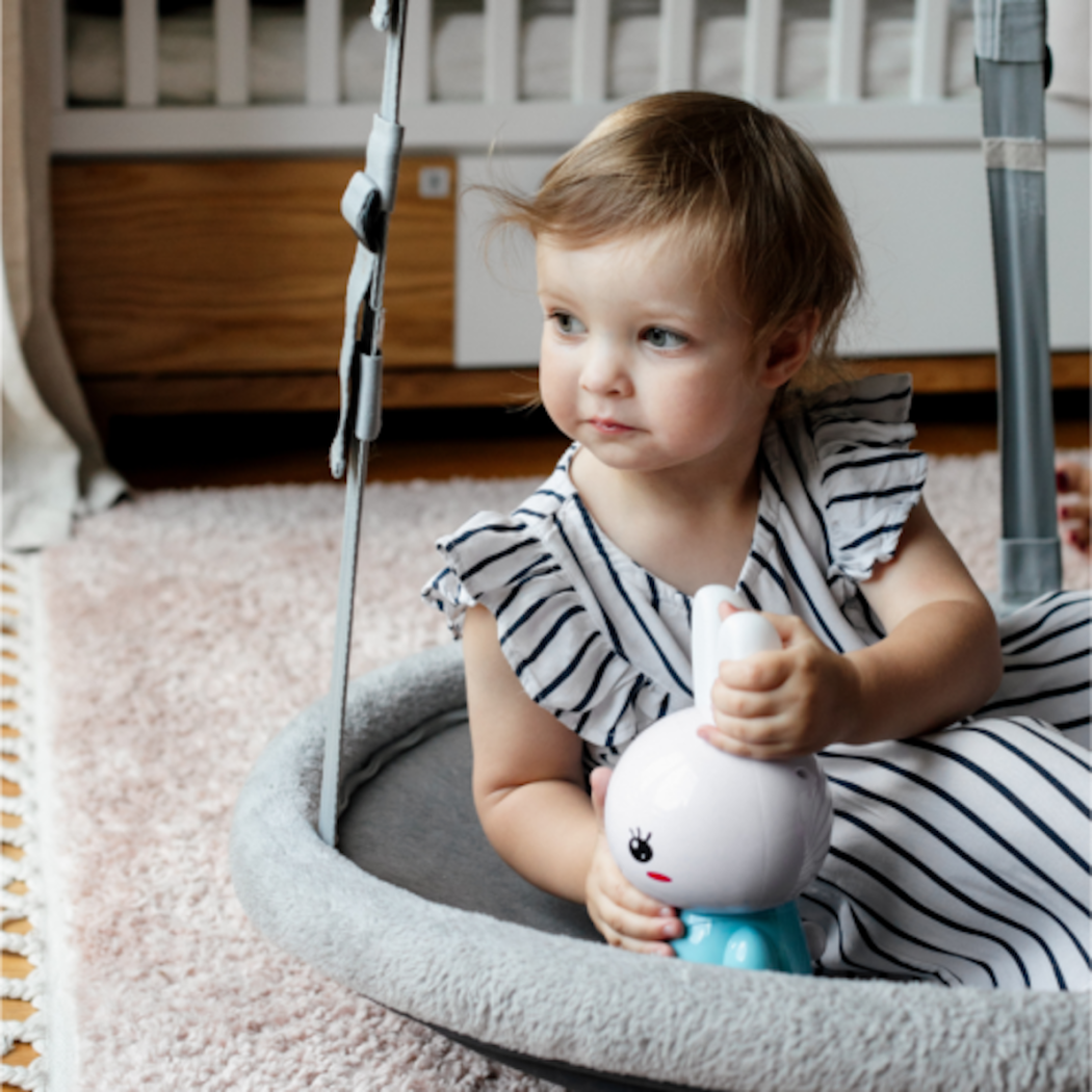 Króliczek Honey Bunny - Jasny Niebieski - Zabawka Edukacyjna - Alilo