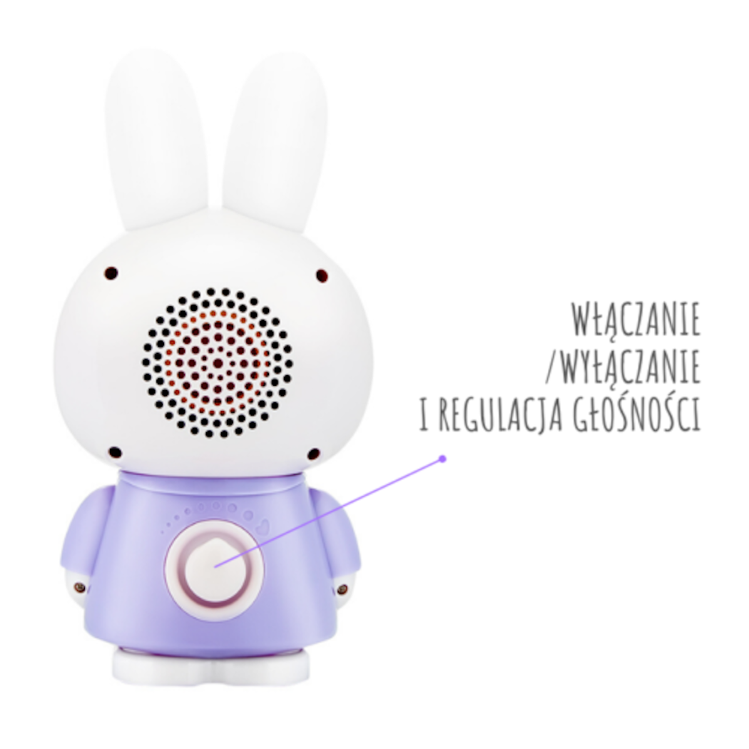 Króliczek Honey Bunny - Jasny Niebieski - Zabawka Edukacyjna - Alilo