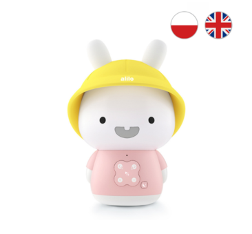 Króliczek Baby Bunny - Różowy - Zabawka Edukacyjna - Alilo