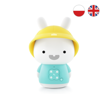 Króliczek Baby Bunny - Niebieski - Zabawka Edukacyjna - Alilo