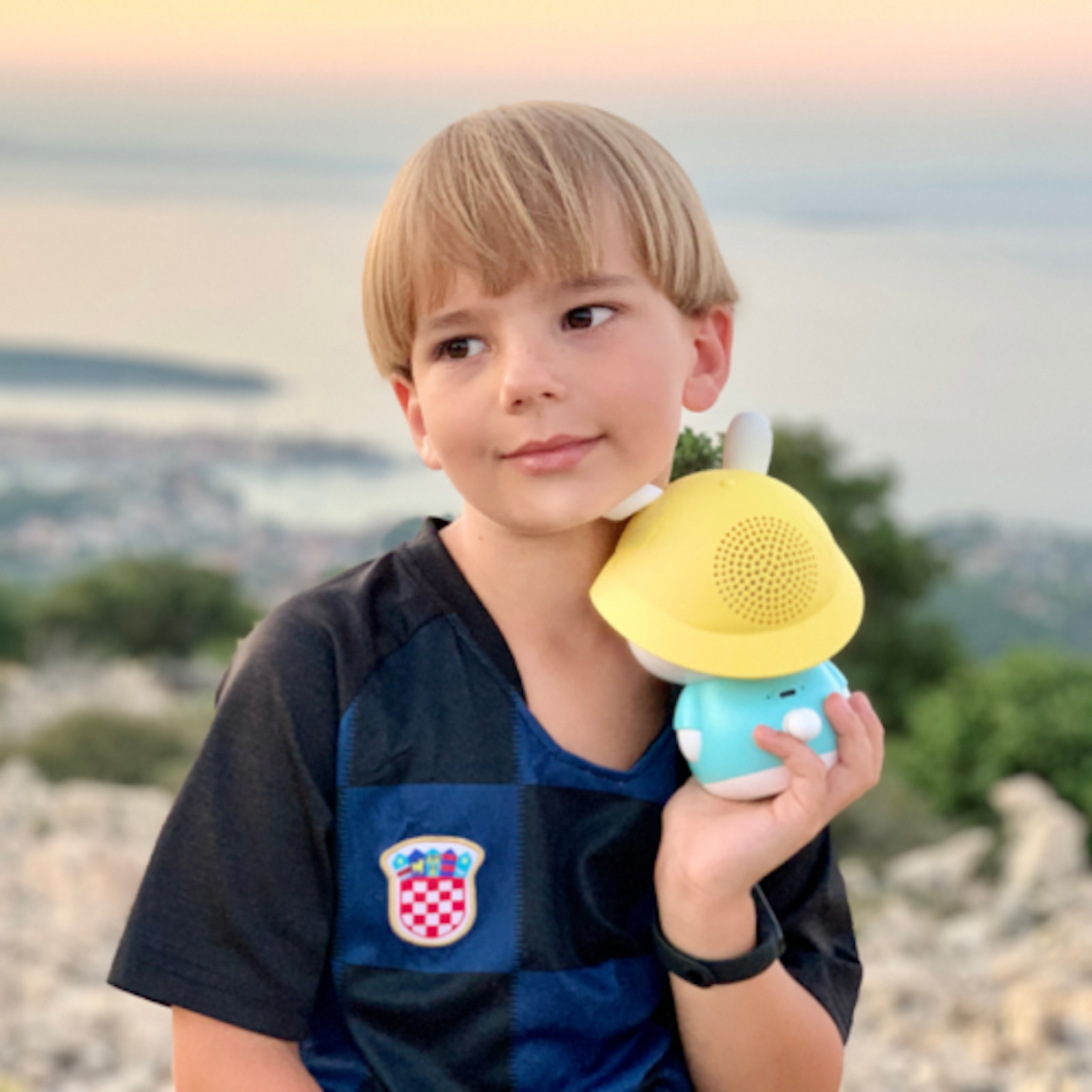 Króliczek Baby Bunny - Niebieski - Zabawka Edukacyjna - Alilo