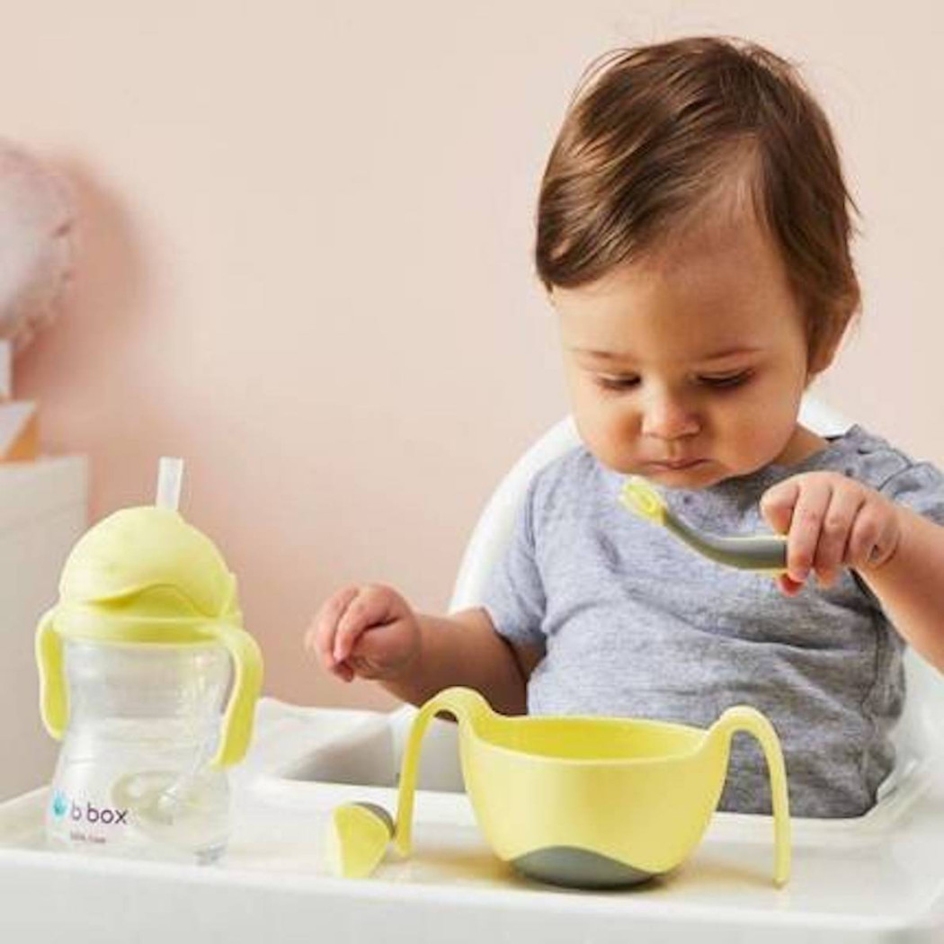 Banana Split Innowacyjny Bidon ze Słomką Niekapek 240 ml- B.BOX
