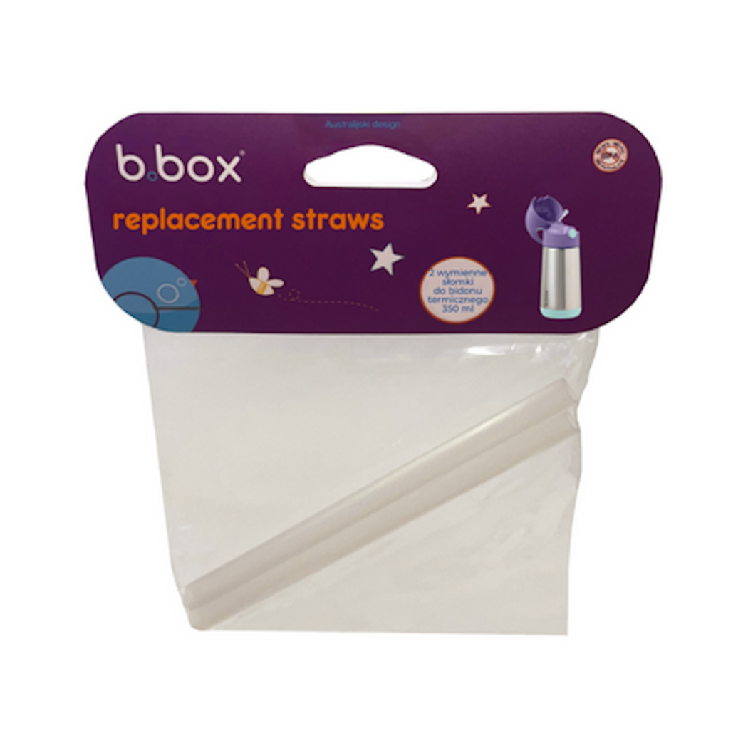 Zestaw Słomek do Bidonu Termicznego 350 ml - B.BOX - 2 sztuki