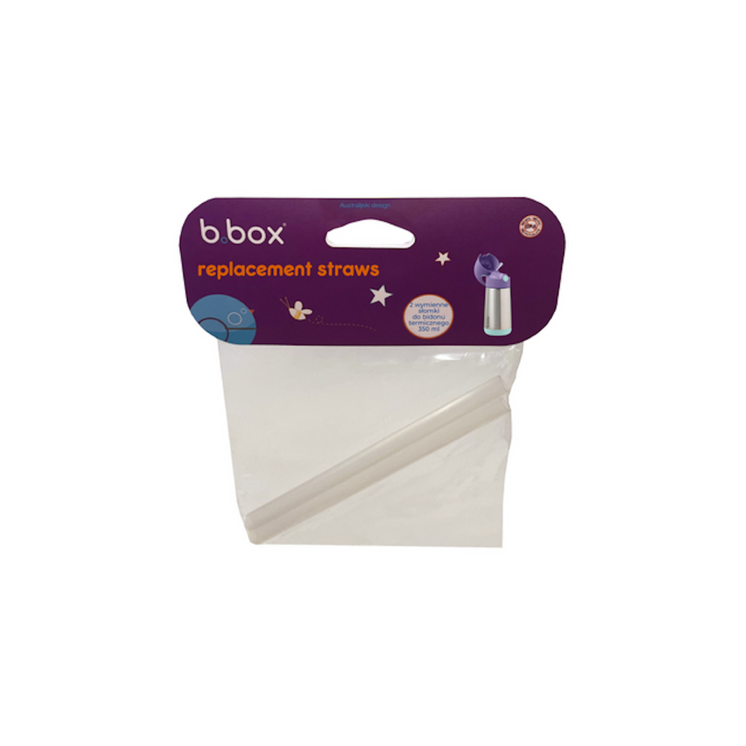 Zestaw Słomek do Bidonu Termicznego 350 ml - B.BOX - 2 sztuki