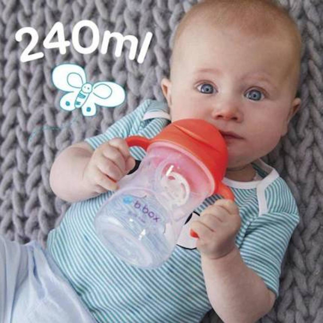 Arbuzowy Innowacyjny Bidon ze Słomką Niekapek 240 ml- B.BOX