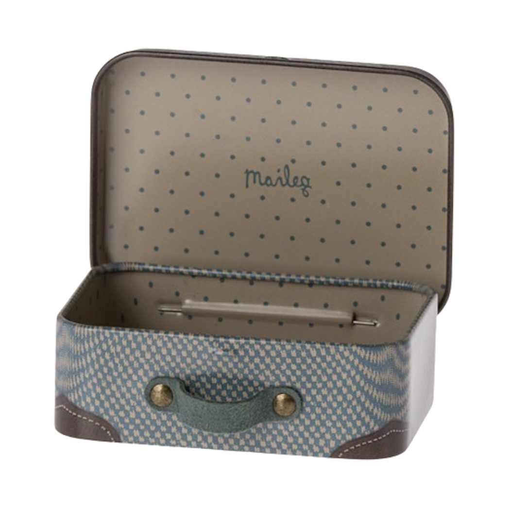 Blue - Walizka Pudełeczko - Suitcase Micro - Akcesoria Dla Lalek - Maileg