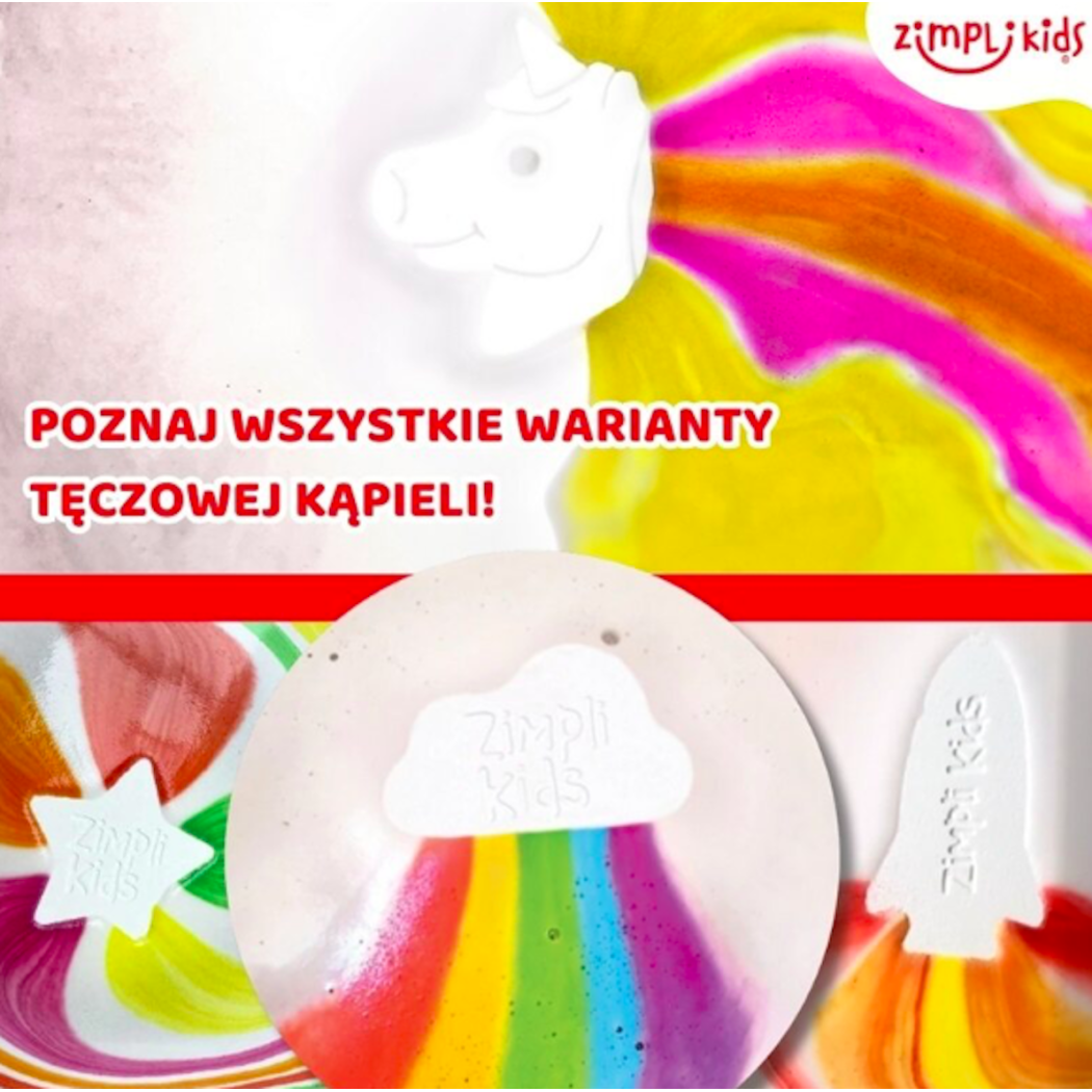 Gwiazdka do Kąpieli Zmieniająca Kolor Wody 110 g - Baff Bombz 3+ - Zimpli Kids