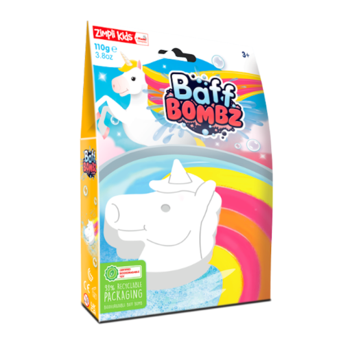 Jednorożec do Zabawy w Kąpieli - Rainbow Baff Bombz 3+ - Zimpli Kids