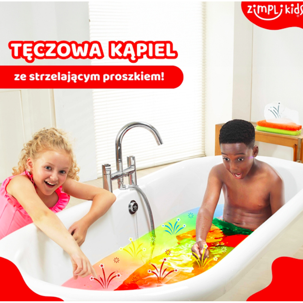 Crackle Baff Colours - Strzelający proszek do kąpieli 60 g - 6 Kolorów - Zimpli Kids